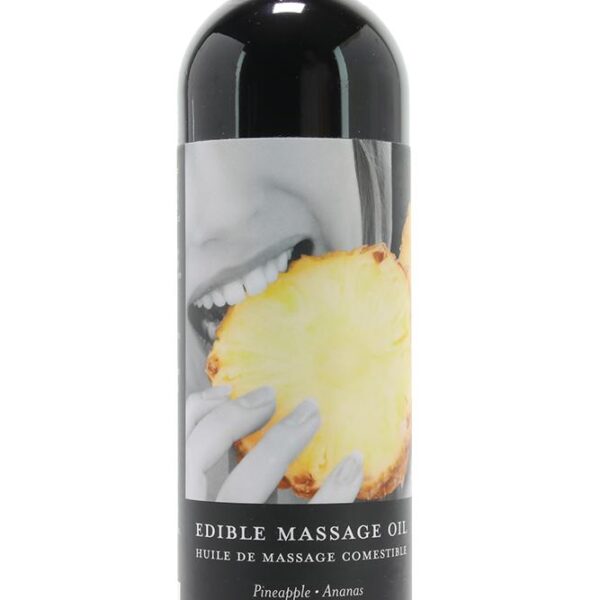 Edible Massage Oil 8oz/237ml in Pineapple