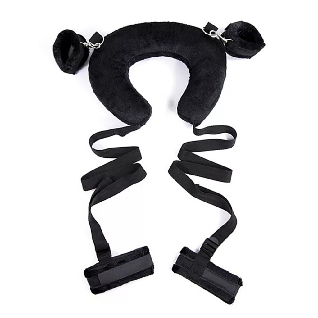 DSM Slave Collar Restraint – Adjustable Bondage Neck & Wrist Set for Secure & Comfortable Play | Buy in Jamaica at Aura Viibe.