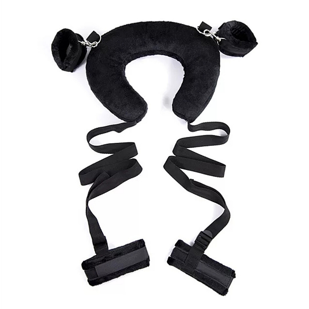 DSM Slave Collar Restraint – Adjustable Bondage Neck & Wrist Set for Secure & Comfortable Play | Buy in Jamaica at Aura Viibe.