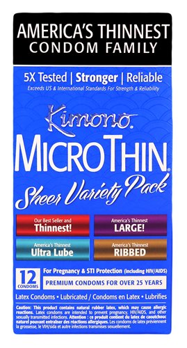 Kimono - Micro Thin Sheer Variety - 12 Pack
