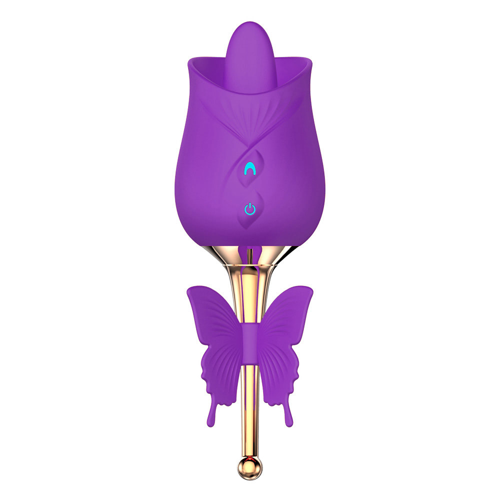 Butterfly 10‑Speed Wellness Massager Jamaica – Purple | Aura Viibe Butterfly 10‑Speed Wellness Massager Jamaica Purple