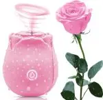 Front view of rose-shaped wellness device showing centered opening