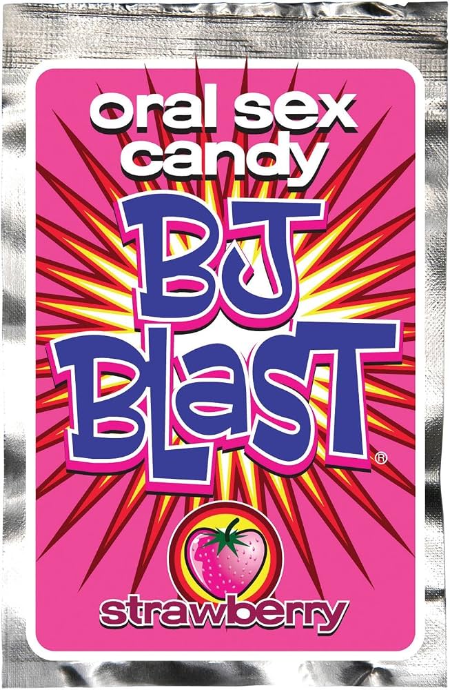 Strawberry BJ Blast oral sex candy from Aura Viibe’s Tasty Treats collection