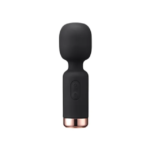 Mini Silicone Wand Massager Jamaica with USB charging cable and black box Aura Viibe