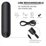 Silicone 10 speed massager - view 4