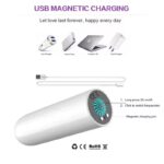 Compact Bullet Vibrator Jamaica with icons showing 10 vibration modes, waterproof design, USB charging, and mute operation – Aura Viibe Jamaica