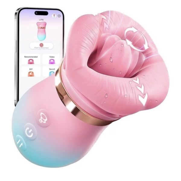 Silicone Suction Vibrator Jamaica with changeable cups