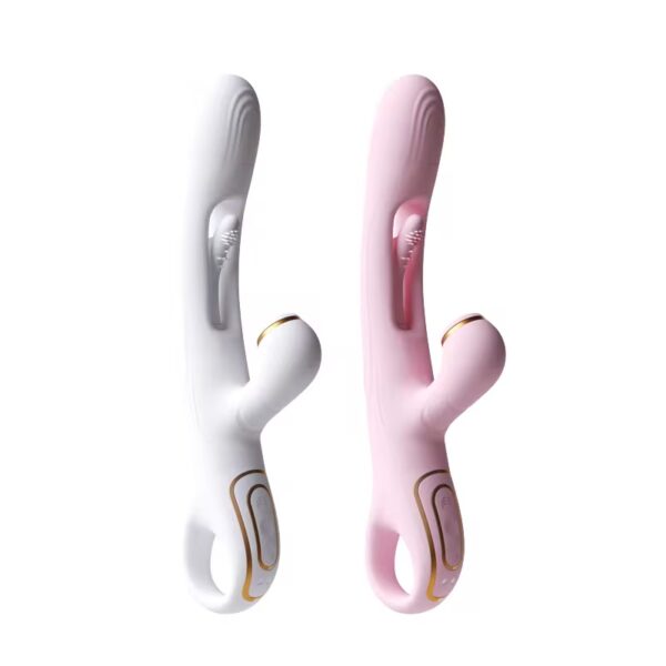 Squirm Vibrator Jamaica 3-in-1 suction G-spot vibrator white