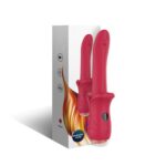 Tongue G-Spot Vibrator Jamaica 7-speed rechargeable red