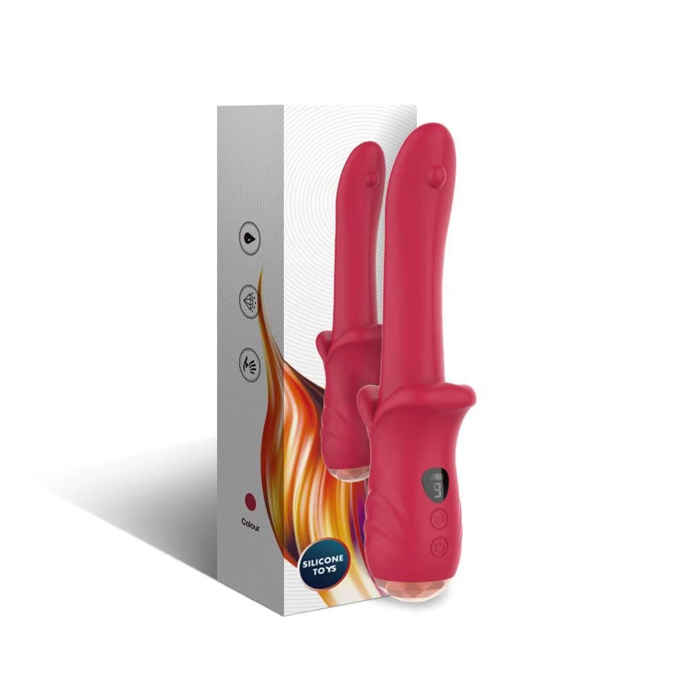 Tongue G-Spot Vibrator Jamaica 7-speed rechargeable red