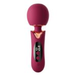 Big Head Wand Vibrator Jamaica rose red LCD wand