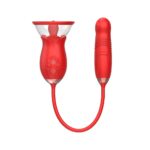 Rose Suction Cup Thrusting Vibrator Jamaica with gift box