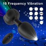 Vibrating anal plug with 10 vibration speeds and remote - Aura Viibe Jamaica