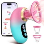 Suction & Licking Massager with App Control – Pink – Aura Viibe Jamaica