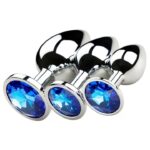 Stainless steel anal plug set - view 2