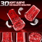 3D soft jelly sleeve inside the telescopic masturbator – Telescopic Masturbator Jamaica – Aura Viibe