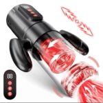 Telescopic masturbator with thrusting and rotating sleeve – Telescopic Masturbator Jamaica – Aura Viibe